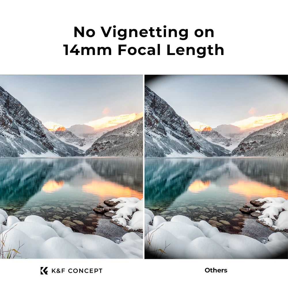 K&F CONCEPT MC UV Protection Lens Filter (Nano-X Series) 8K HD Multi Coated Ultra Slim UV Filter 37mm-127mm with Cleaning Cloth