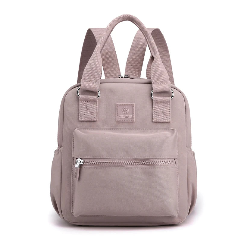 Fashion Women Small Travel Backpack Pretty Style Girls Shopping Backpack High Quality Durable Soft Fabric Daypack Backpack SAC