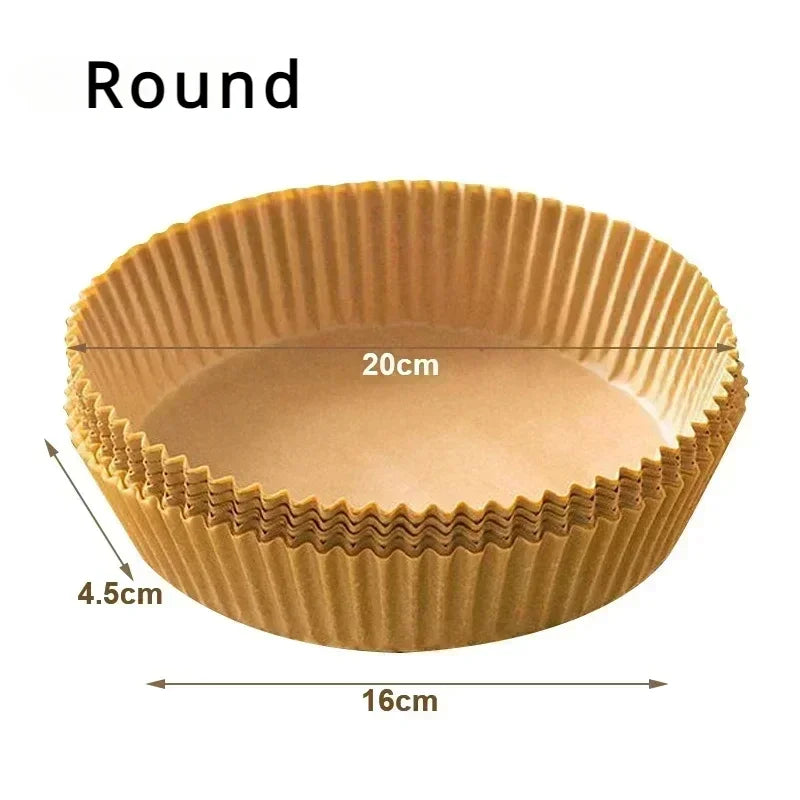 Airfryer Cooking Paper Aerogrill Parchment Paper Baking Tool Airfryer Accessories Air Fryer Paper Oven Liner Disposable Dishes