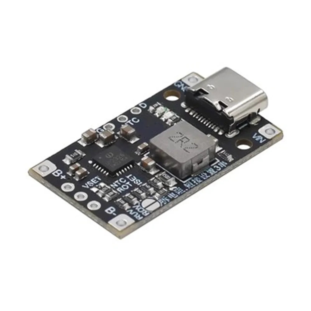 Type-C USB 2-3S BMS 15W 8.4V 12.6V 1.5A Lithium Battery Charging Boost Module With Balanced Support Fast Charge With Indicator