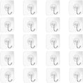 30 Pcs Hooks Transparent Strong Self Adhesive Door Wall Hangers Hooks Suction Heavy Load Rack Cup Sucker For Kitchen Bathroom