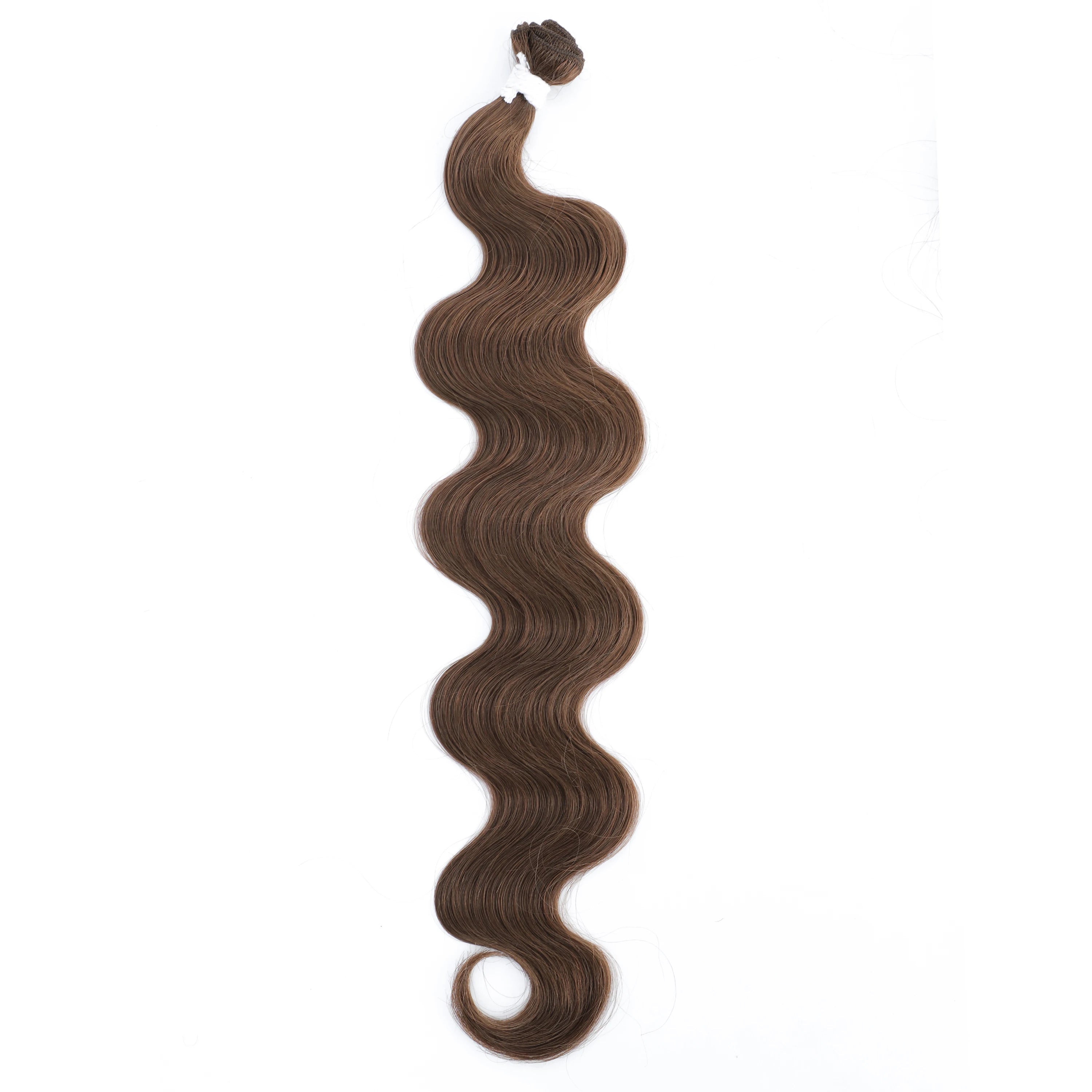 Colorful Body Wave Hair Bundles 613 Piano Blonde Natural Synthetic Hair Extensions Ombre Thick Ponytail Loose Deep Hair Weaving