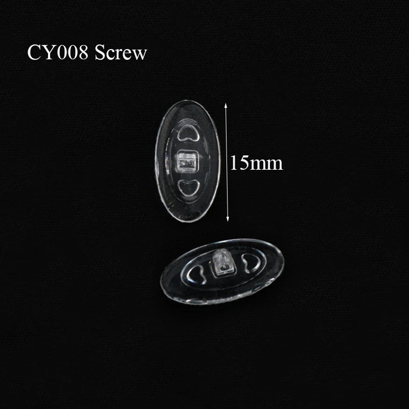 2000pcs Wholesale Eyeglasses Glasses Silicone nose pads various types & sizes eyewear nose pad part oval round