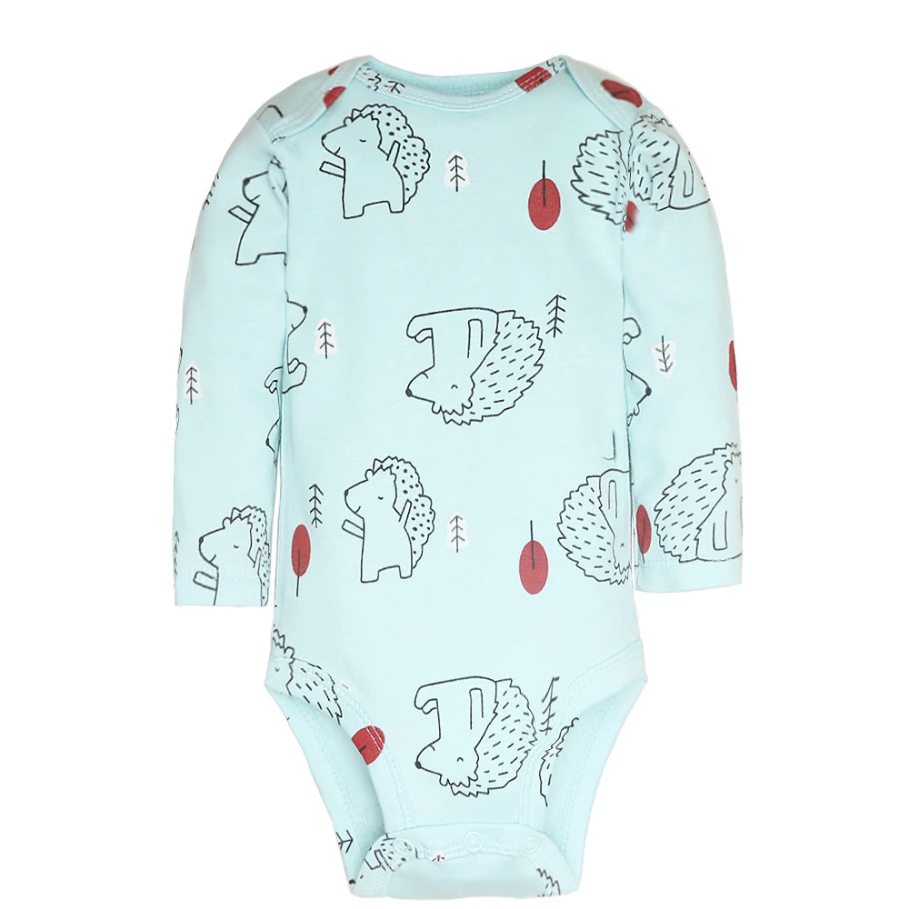 5Pcs/Lot Baby Bodysuits High Quality Uniesx Newborn Baby Clothes 100% Cotton Baby Clothing Set Infant Bebe Baby Boy Girl Clothes