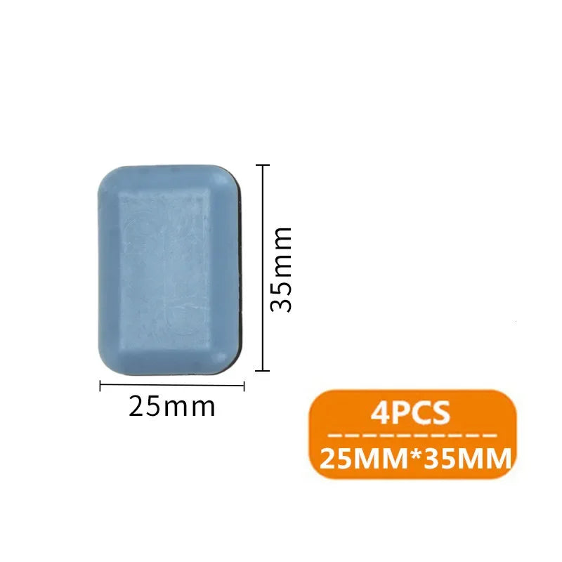 4pcs/set Furniture Leg Slider Pads Anti Scratch Easy Move Heavy Furniture Thickened Moving Pad Anti-abrasion Floor Protector Mat