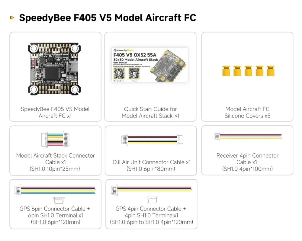 1pcs/lot NEW Speedybee F405 V4 BLS 55A BMI270 F405 V5 OX30 30x30 FC&ESC Stack 4IN1 ESC Drone Toy Accessories Flight Controller