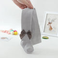 New Summer Girls Pantyhose Soft Cotton Breathable Mesh Bow Tie Decor Tights Stockings Princess Babys Kids Anti-mosquito Leggings