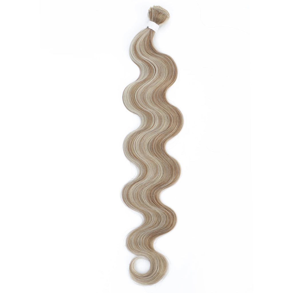 Colorful Body Wave Hair Bundles 613 Piano Blonde Natural Synthetic Hair Extensions Ombre Thick Ponytail Loose Deep Hair Weaving