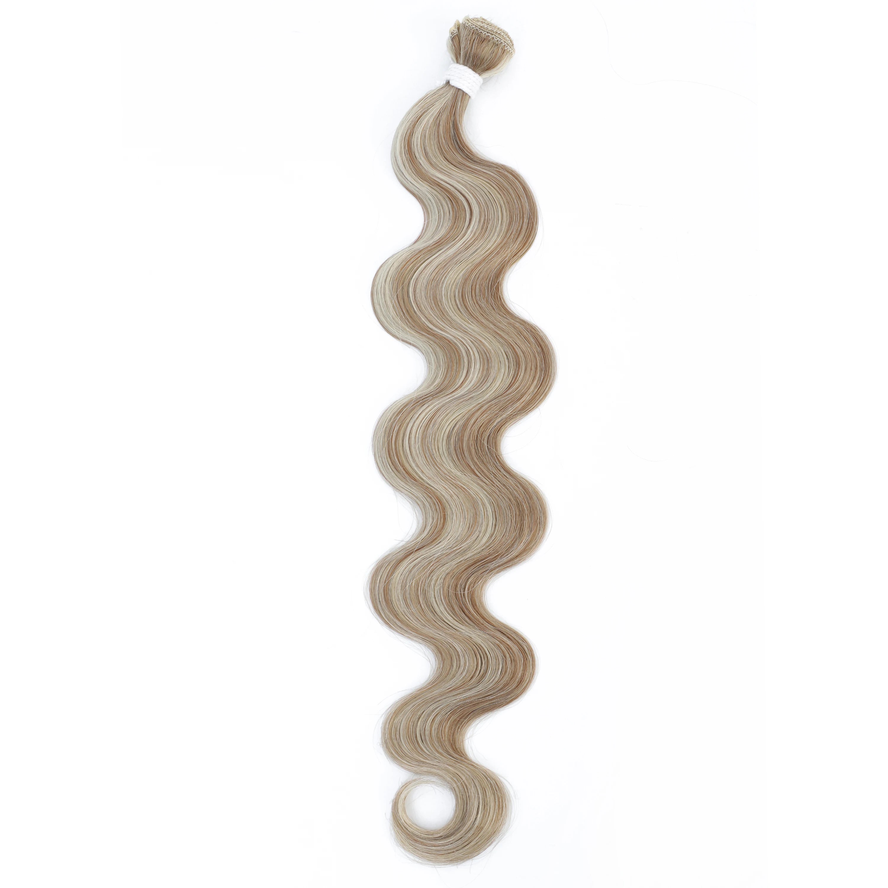 Colorful Body Wave Hair Bundles 613 Piano Blonde Natural Synthetic Hair Extensions Ombre Thick Ponytail Loose Deep Hair Weaving