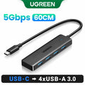 UGREEN USB 3.0 Hub 4 Ports  USB HUB Slim for Mouse Keyboard Compatible with MacBook Pro Air Laptop Desktop PC Xbox PS5 Splitter