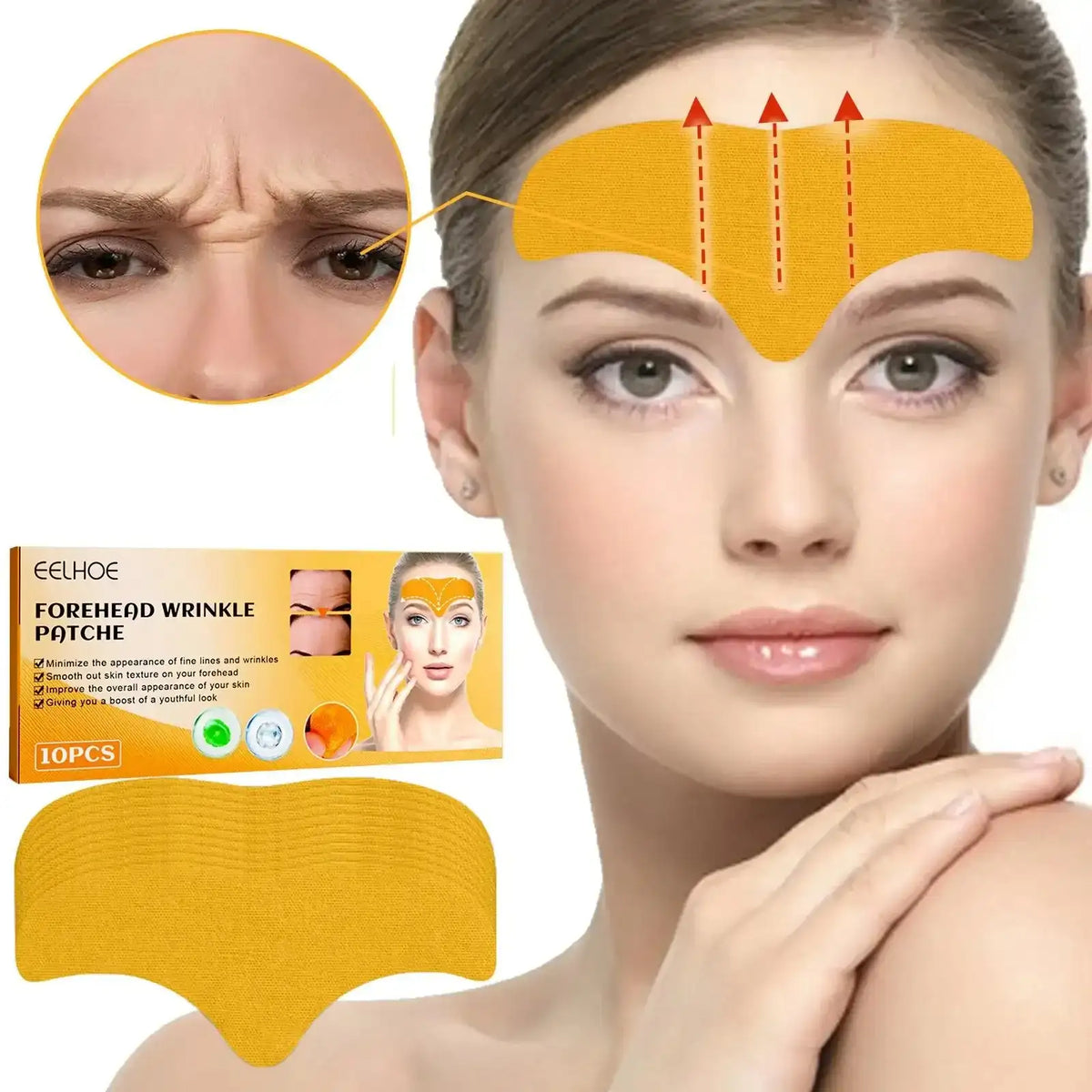 Forehead Gel Care Patches – 10 Pack