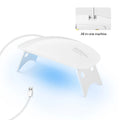 Mini Mouse 6W UV LED Nail Polish Drying Lamp 6 LED Portable Lights Home Nail Manicure Lamp USB Phototherapy Machine for Gel Nail