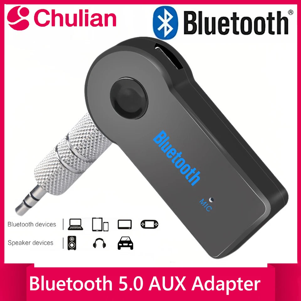 2 in 1 wireless Bluetooth 5.0 receiver 3.5mm jack for car music audio aux A2DP headphone transmitter adapter reciever handsfree