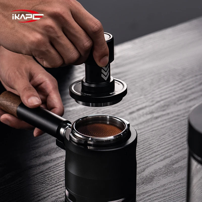 IKAPE V6 Impact Espresso Tamper,Breville Calibrated Double Coffee Tamper Spring,Fits 51/54/58mm Portafilter,Barista Accessories