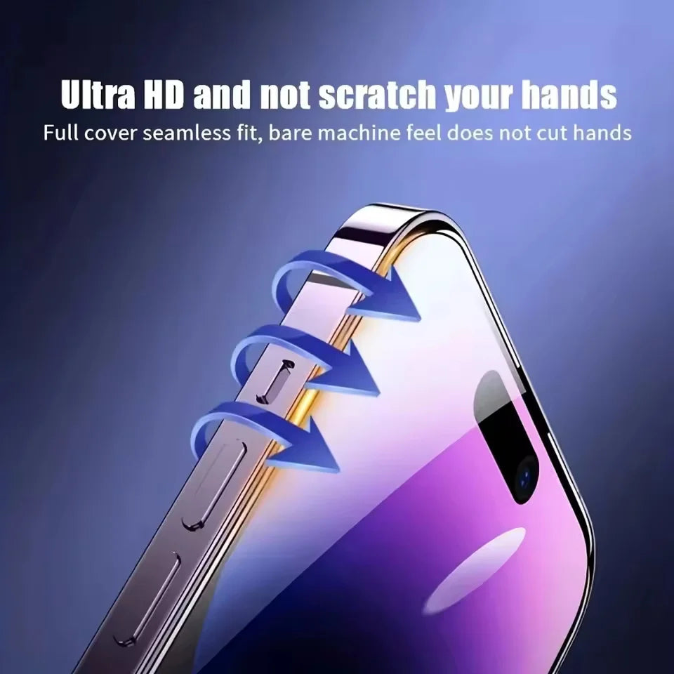 3PCS Privacy Screen Protector for iPhone 17 Pro Max 16 15 14 13 12 11 16e Plus Mini XR Dust Free Install Anti-Spy Tempered Glass