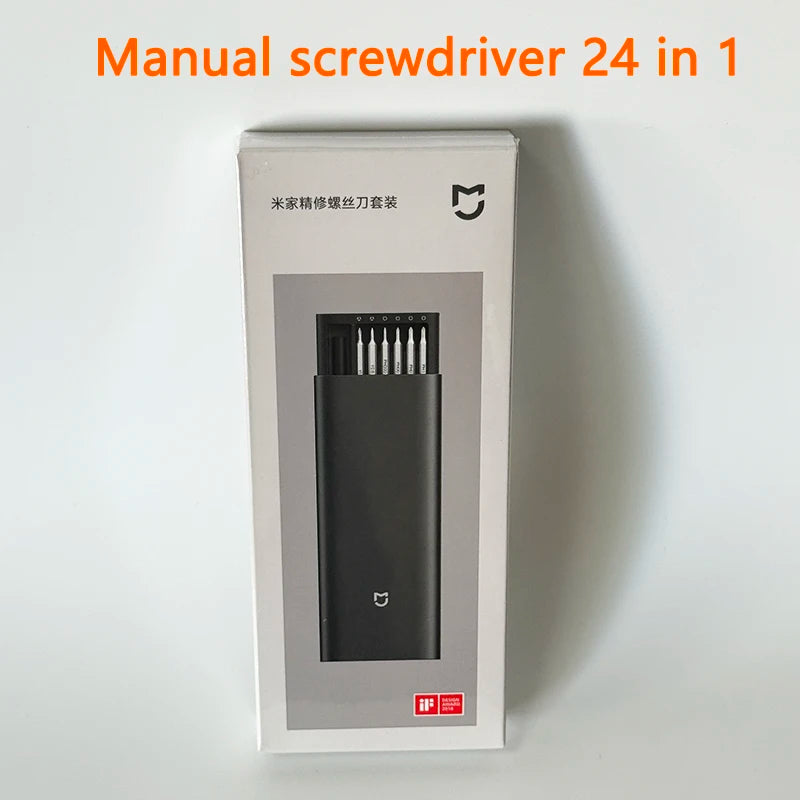 100% Original MIJIA Manual Screwdriver/ Electric Screwdriver 24 in 1 Precision Screw Driver Kit Magnetic Bits Repair Tool