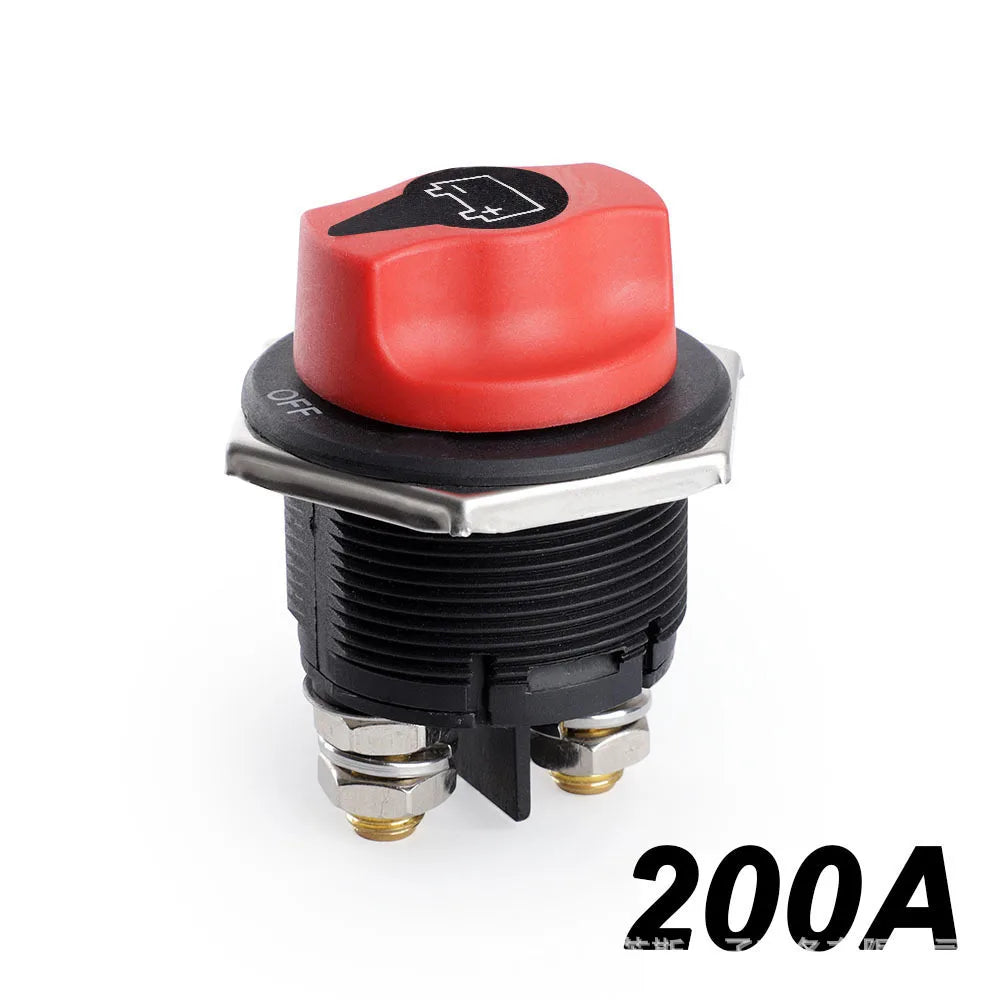 DC 12V 50A 100A 200A 300A Car Rally Battery Switch Disconnecter Power Isolator Cut Off Switch Kit For Truck Car Motorcycle Boat