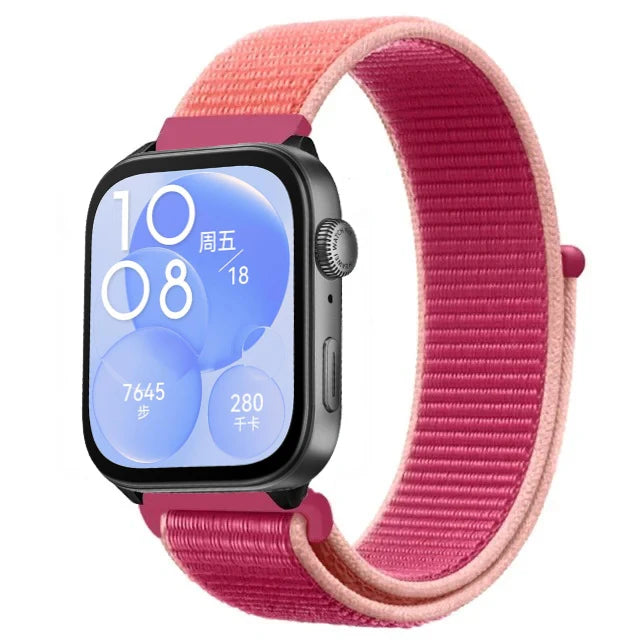 Nylon Loop Strap For Huawei Watch Fit 5/4/3 Sport Breathable Replacement Bracelet Wristband Huawei Watch Fit 4 5 Pro Accessories