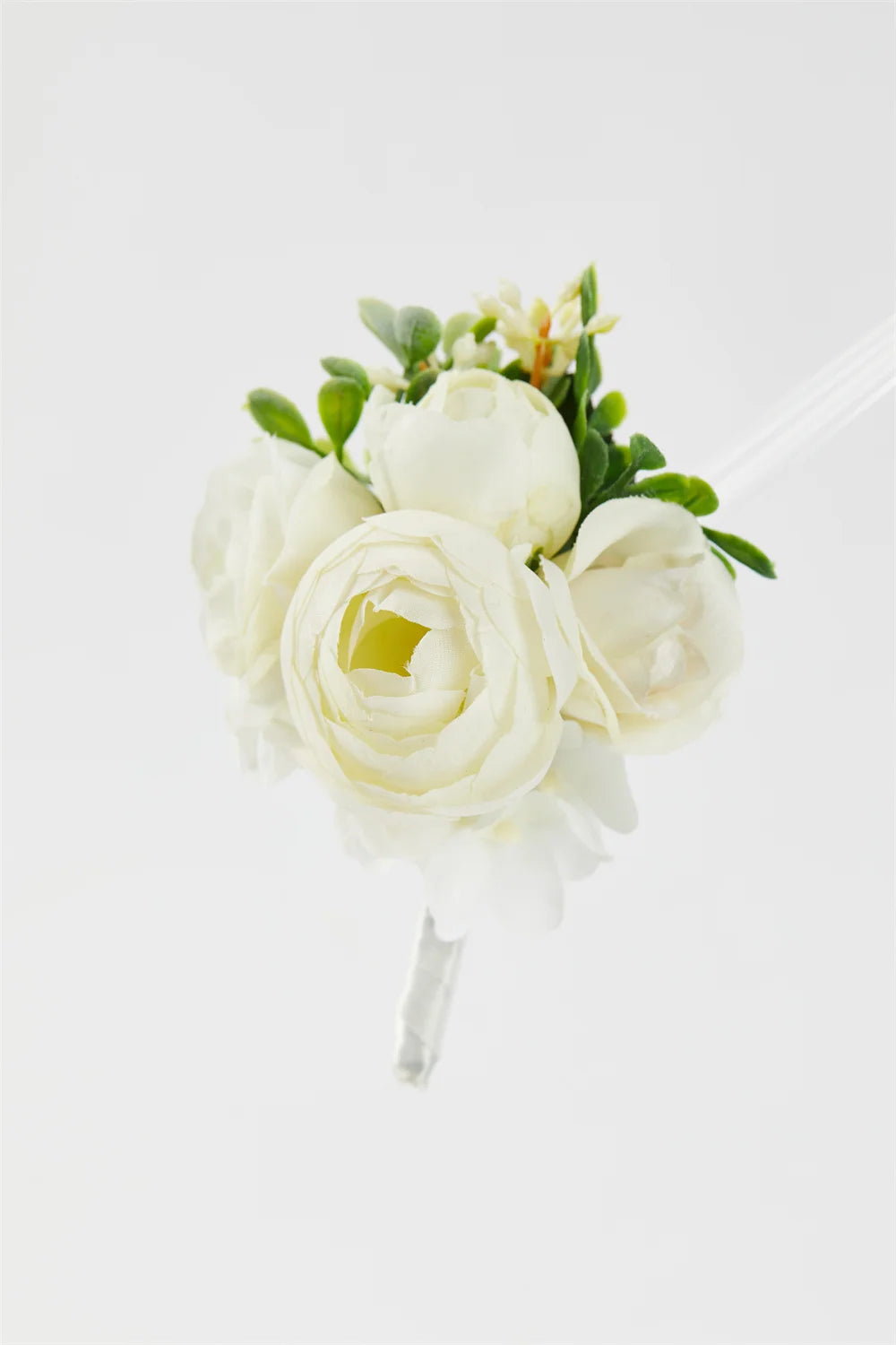 Corsage Men Wedding Rustic Boutonniere White Bridal Wrist Corsage Bridesmaid Groomsmen Party Meeting Personal Decorations