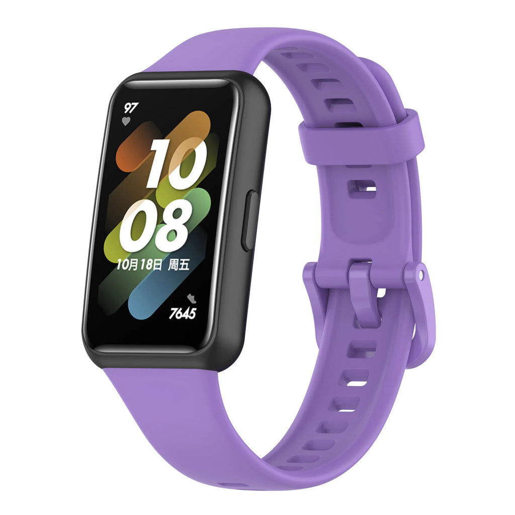 Silicone Band for Huawei Band 7 Strap 45mm Correa Bracelet Huawei Band Series 7 45mm Strap Watch Protective Accessories