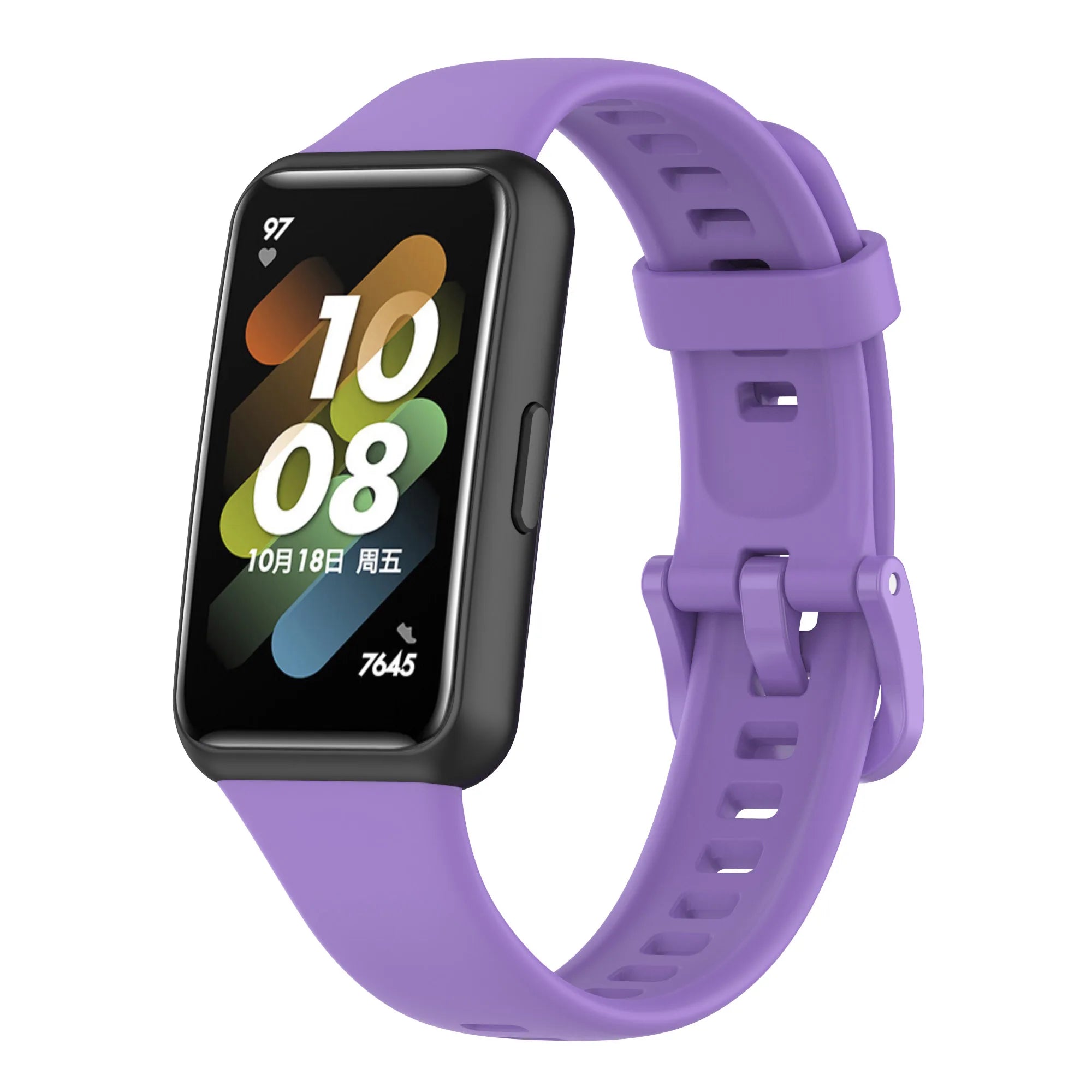 Silicone Band for Huawei Band 7 Strap 45mm Correa Bracelet Huawei Band Series 7 45mm Strap Watch Protective Accessories