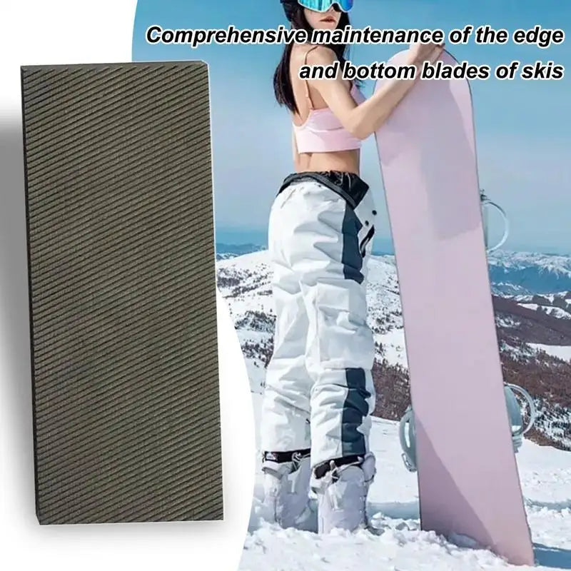 Snowboard Edge Bevel Tuning Kit Side Edge Ski Angle Tool Ski Board Edge Sharpener 11 Tooth Design Snowboard Trimming File