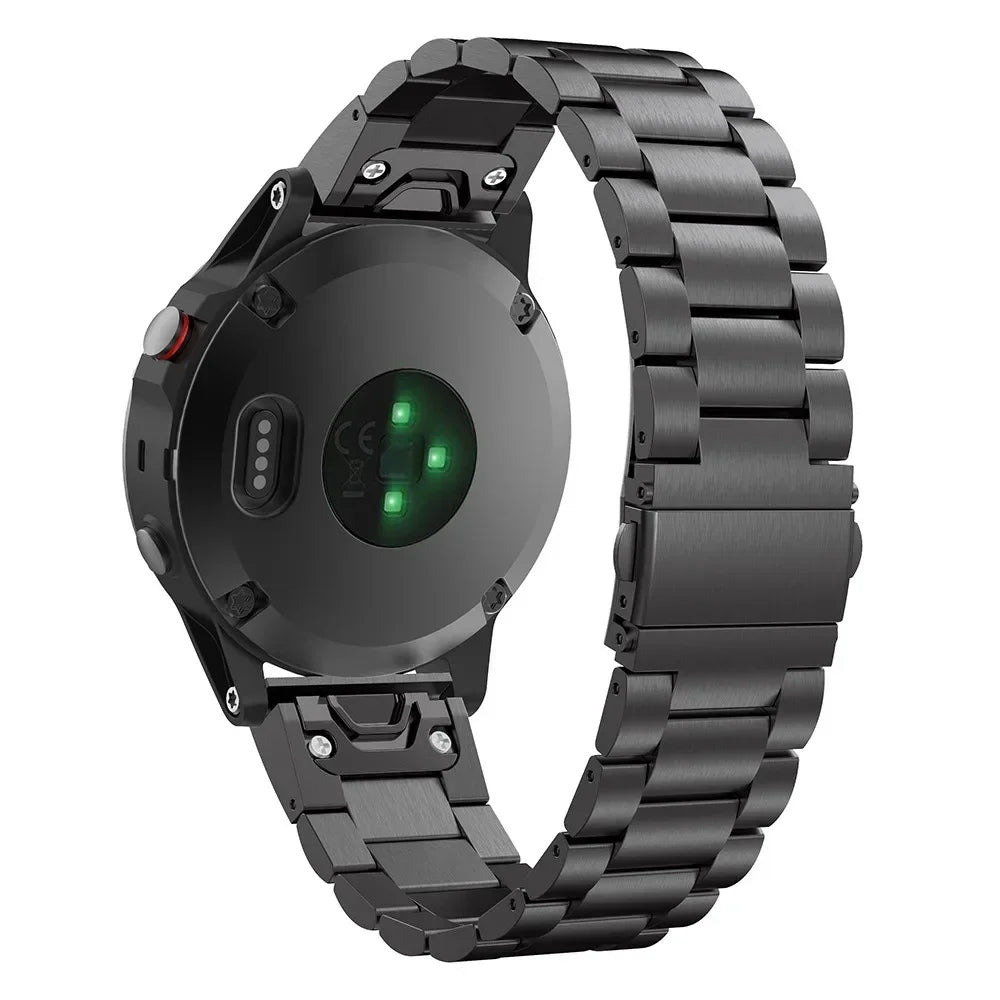 Quick Fit 26mm 22mm 20mm Metal Strap For Garmin Tactix 8 Fenix 8/E 7X 6X Stainless Steel Bracelet Enduro 3 Forerunner 965 Band