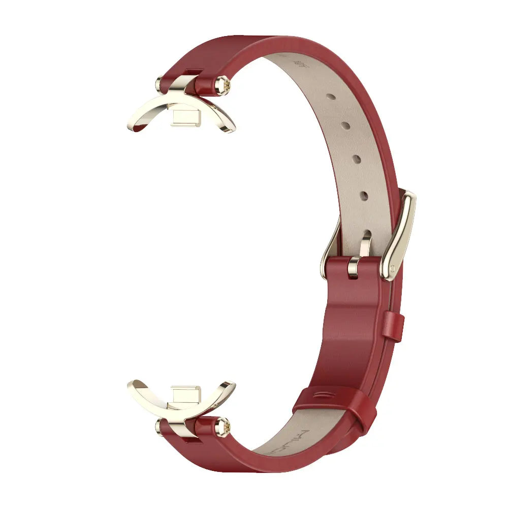 Mi Band 9 10 8 7 6 5 Strap for Xiaomi Smart Band 8 Bracelet NFC Global Version Leather Watch Band Mi 8 Wristband Miband 9 10