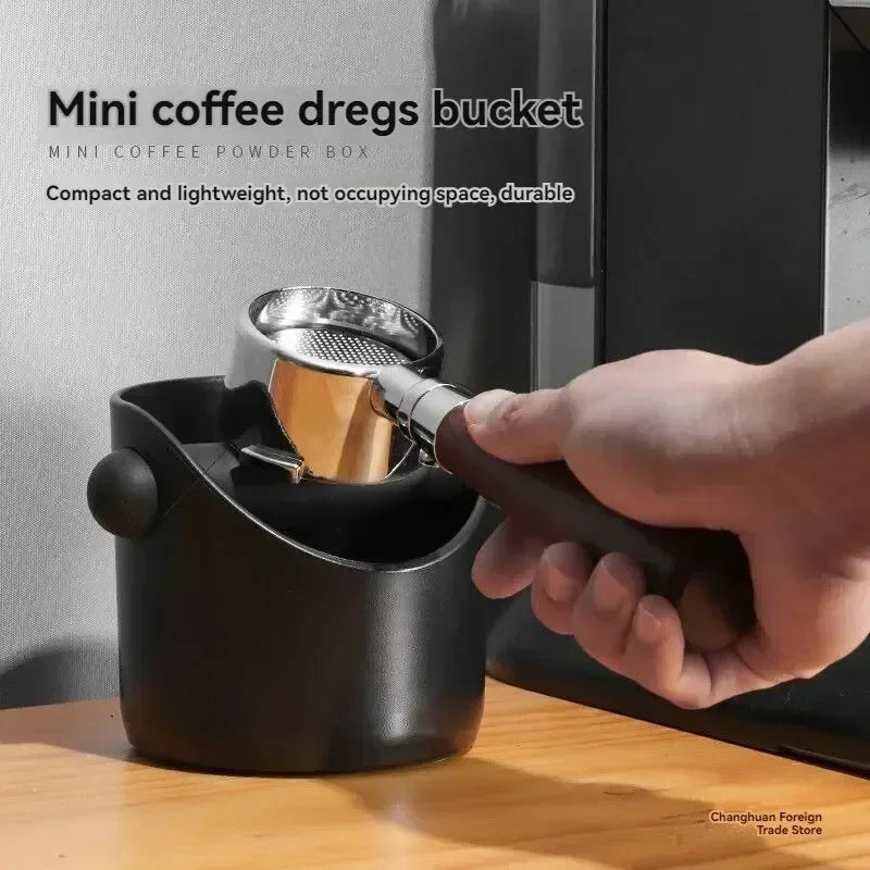 Coffee Knock Box Coffee Grounds Waste Bucket for Espresso Machine Handle Powder Recycling Bin Home Cafe Barista Tool