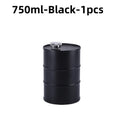 1Pc 25oz Water Bottle Drums Whisky  Portable Stainless Steel Hip Flask