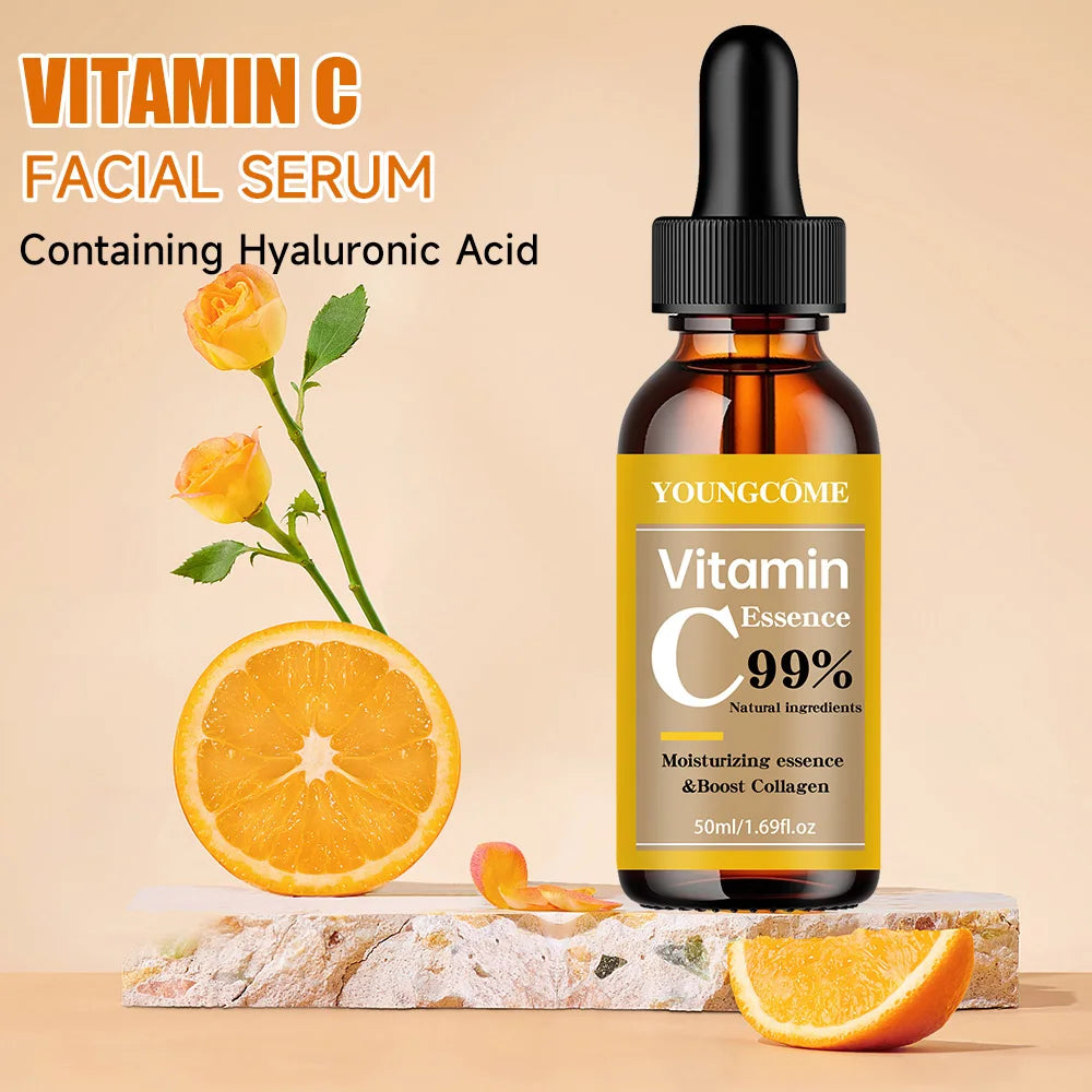 VitaminC Face Whitening Serum Spot Serum Anti Aging Whitening Brightening Dark Spots Freckle Remove Healsdryskin Hyaluronic Acid