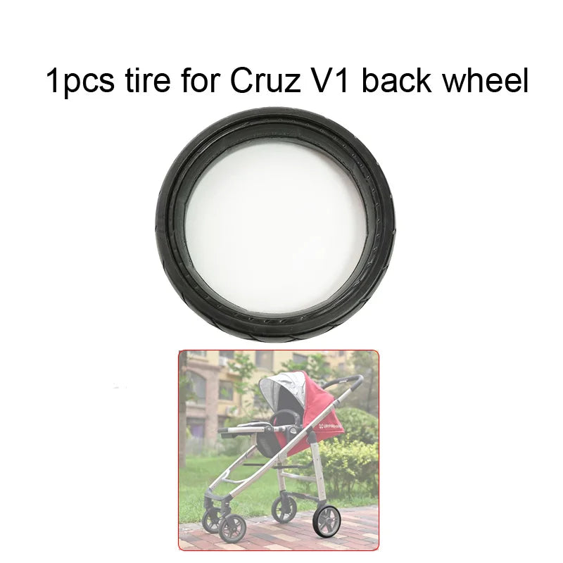 Buggy Wheel Tire For Uppababy Cruz V1 Pushchair Front Or Rear Wheel Tyre Cover Baby Stroller Replace Accessories