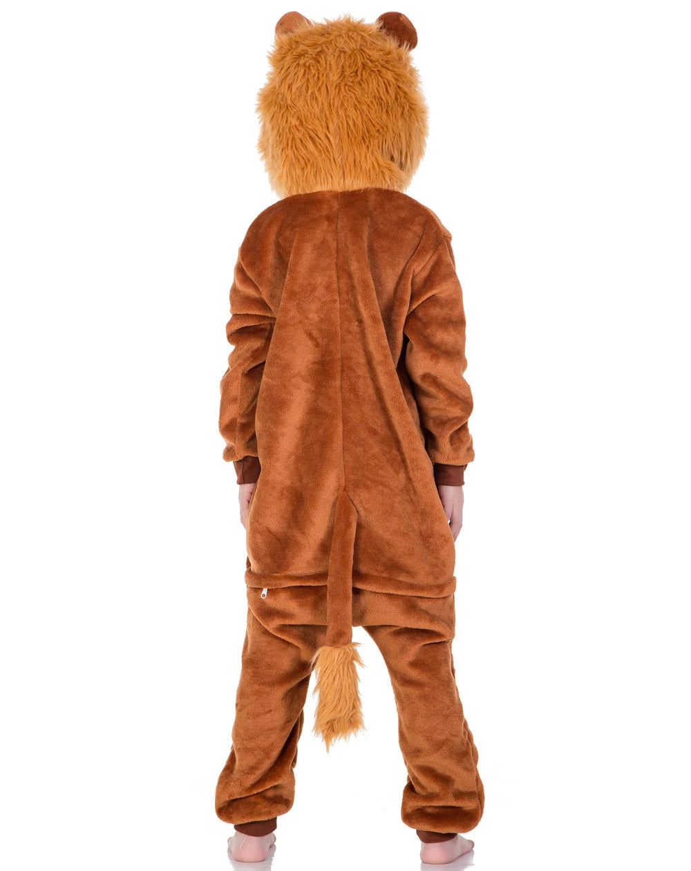 Kigurumi Girls Boys Cartoon Sleepwear Kids Children Cute Lion Onesies Animal Flannel Pajamas For Christmas Halloween Party
