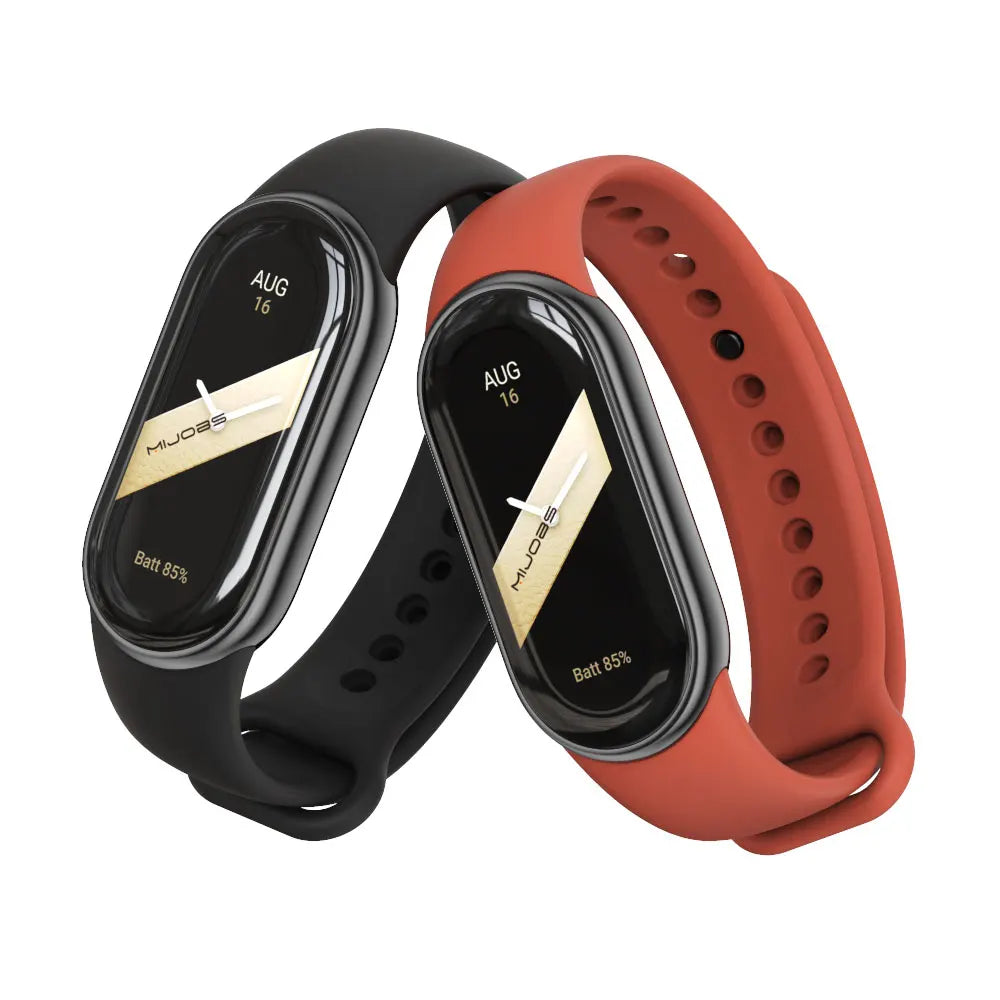 Bracelet for Mi Band 10 Strap for Mi Smart Band 10 9 8 NFC SmartWatch Sport Silicone Rubber Wristband Correa Miband 8 9 Strap