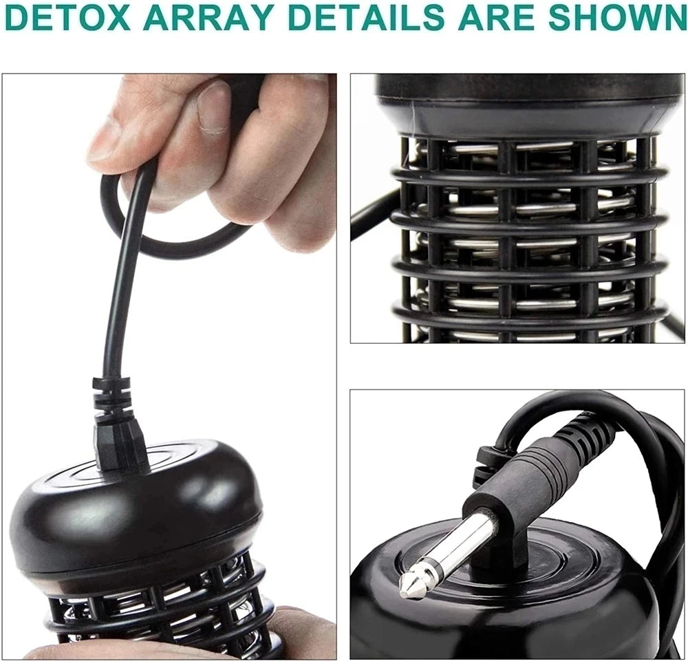 4/1PCS Mini Ionic Detox Arrays Foot Bath Massage Detox Machine Footed Cleanse Ionic Aqua Cell Spa Machine Foot Relief Relaxation