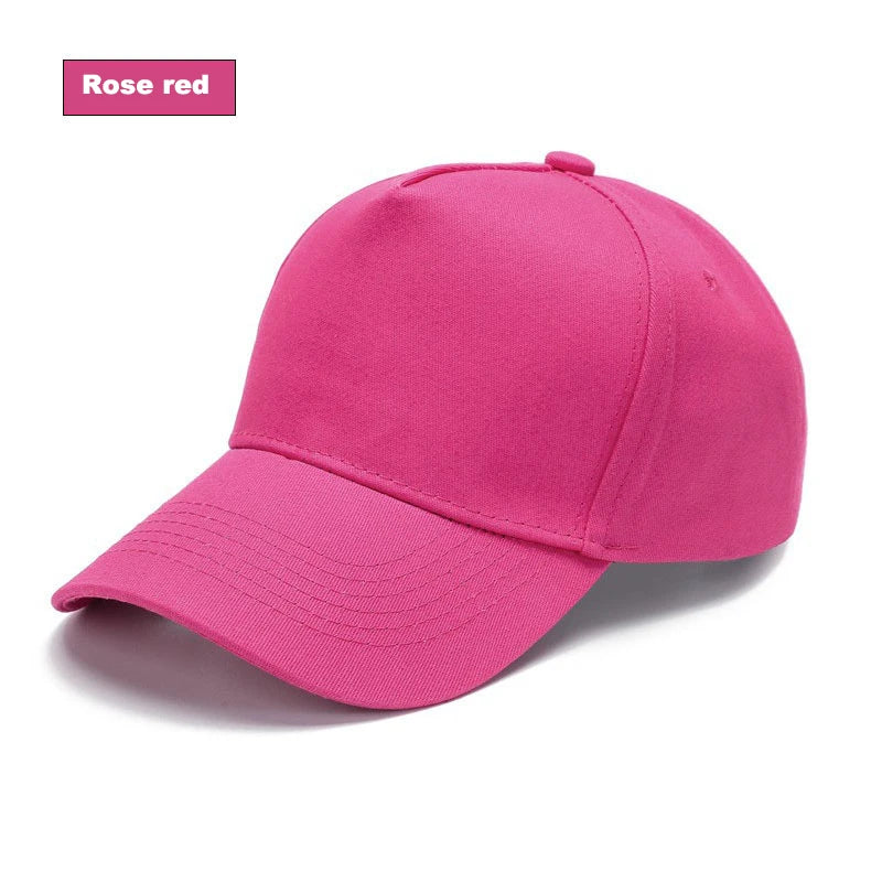 Custom Logo Embroidery Baseball Cap Diy Text Pattern Five panels Sun Hat Design Cotton Caps Wholesale Dad Hats