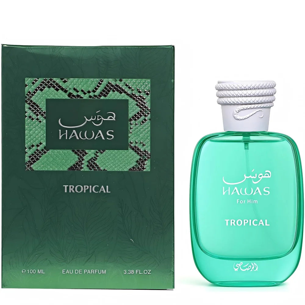 Hawas Tropical Eau De Parfum Spray for Men, 100ml