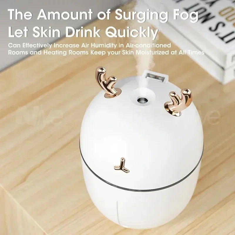 Cute Pet Portable Mini USB Humidifier Mute Air Purifier Aromatherapy Oil Diffuser for Home Office Car Desktop