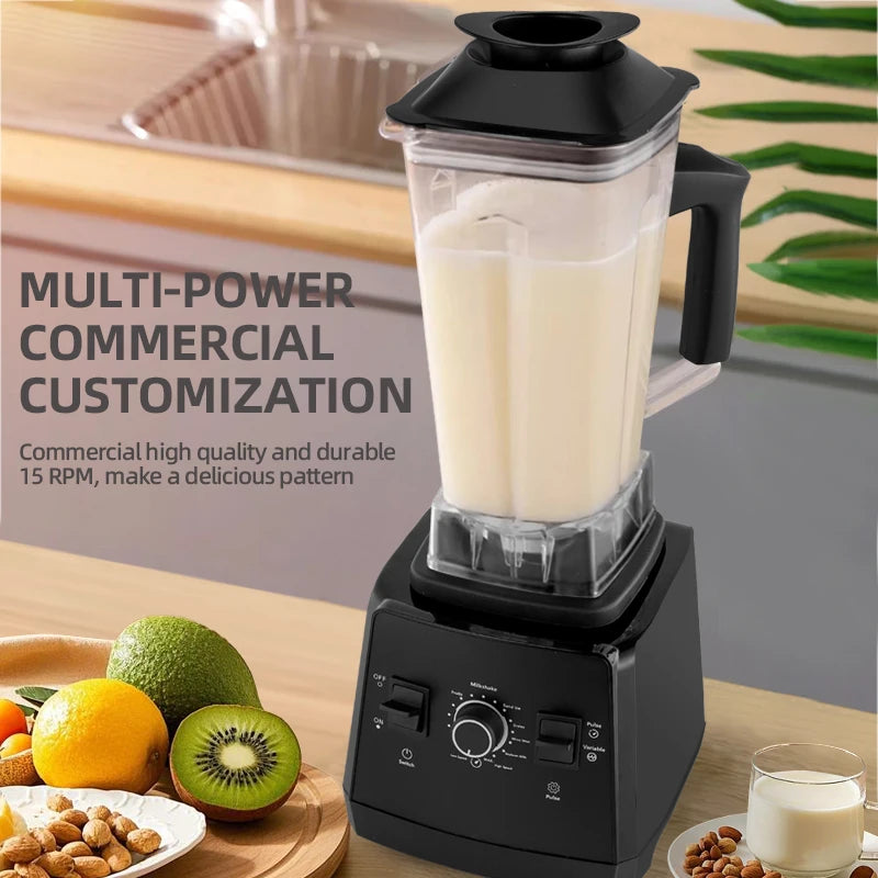 BPA FREE 2L Automatic Program Professional Commercial Blender Mixer Juicer Food Processor Ice Smoothies 220V EU/UK