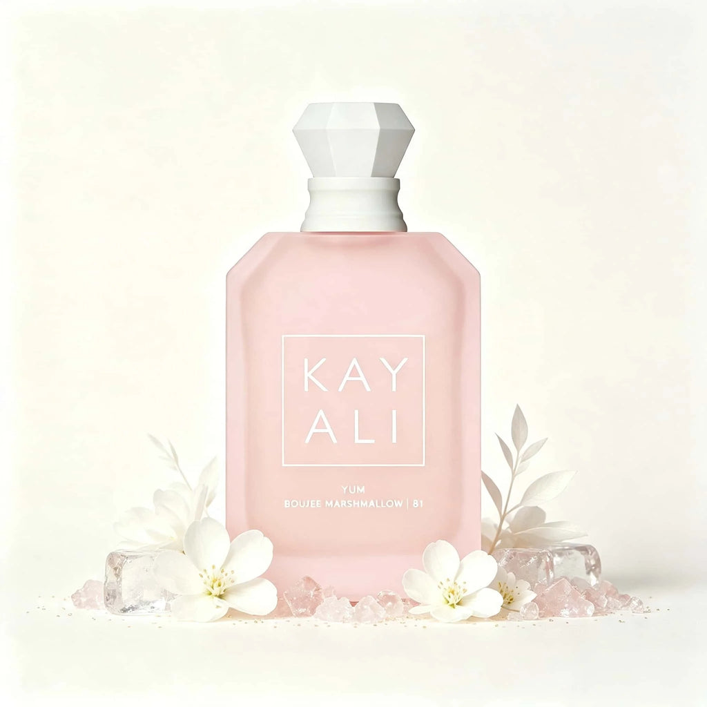 Kayali （81）Yum Boujee Marshmallow Eau De Parfum Long Lasting Sweet Creamy Fragrance Women Perfume Matte Pink Bottle Cloud Dreamy Scent Gift for Ladies