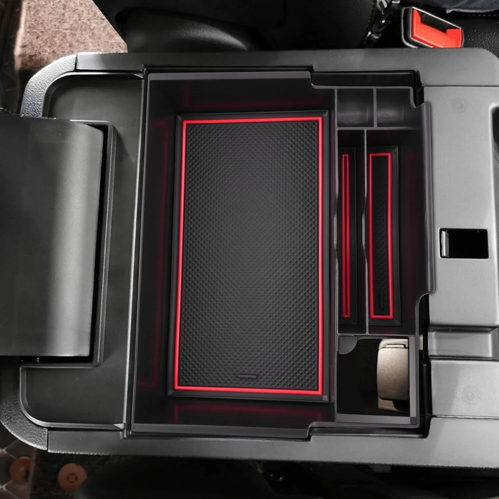 NOEEI Popular for 2020-2026 Ford Explorer Accessories Car Center Armrest Storage Box Organizer