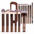 14 PCS Makeup Brushes Professional Make Up Brushes Premium Synthetic Powder Concealers Brushes Travel Makeup Brush Set