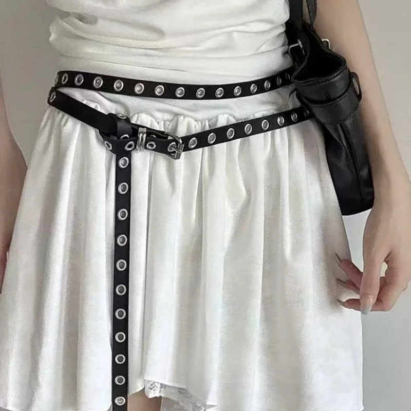 Thin waistband women's 2025 new style paired with skirt, high-end feeling, waist accessories, waist rope, niche and versatile, d