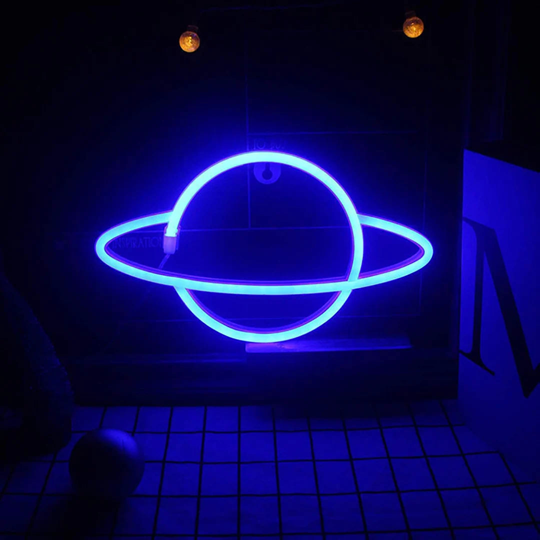 1pc, cool neon light battery/USB power supply, game room bedroom party, wedding girl boy room decoration light, birthday gift