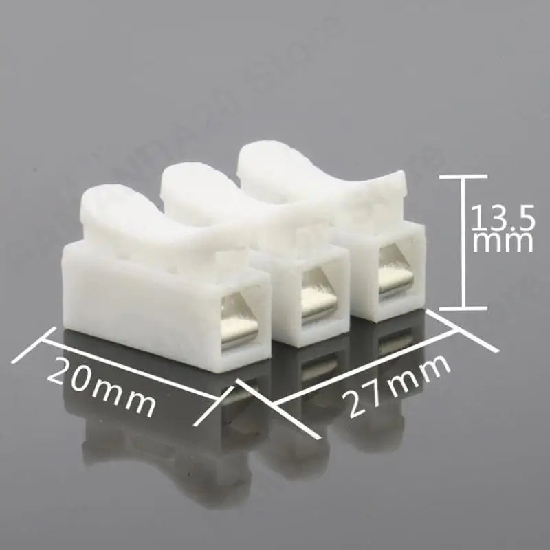 20mm CH-2 CH-3 Spring Wire 2 3 Pins Electrical Cable Terminals Wire Connectors CH2 CH3 Quick Splice Lock Wire Terminal
