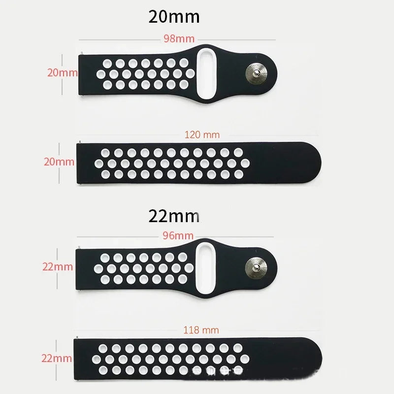 Pride strap For Amazfit GTS 4-3-2e Mini/GTR 4-3-Pro-2 47mm/GTR 2e/stratos 2/3 20mm/22mm Watch band sport Bracelet bip-U-S-lite