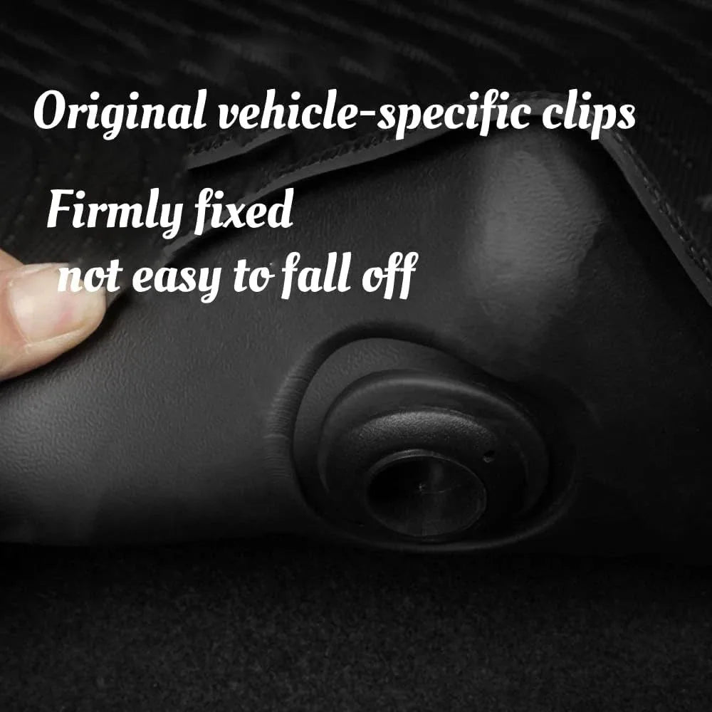 3PCS NEW All-Weather Waterproof Non-slip Durable Car Floor Mats For Chevy Silverado/GMC Sierra 1500 2019-2024 Auto Flexible Floor Liners