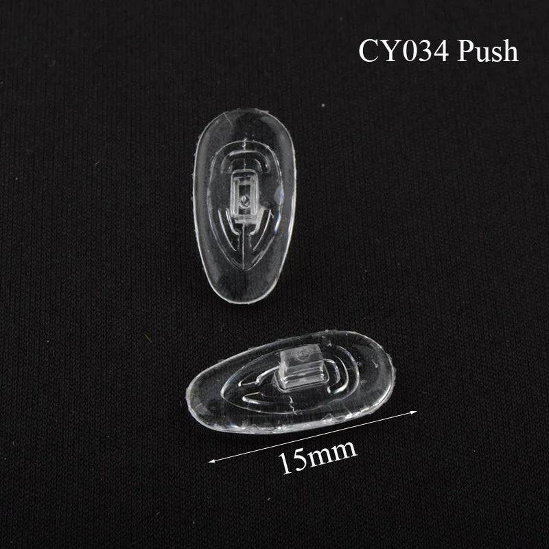 2000pcs Wholesale Eyeglasses Glasses Silicone nose pads various types & sizes eyewear nose pad part oval round