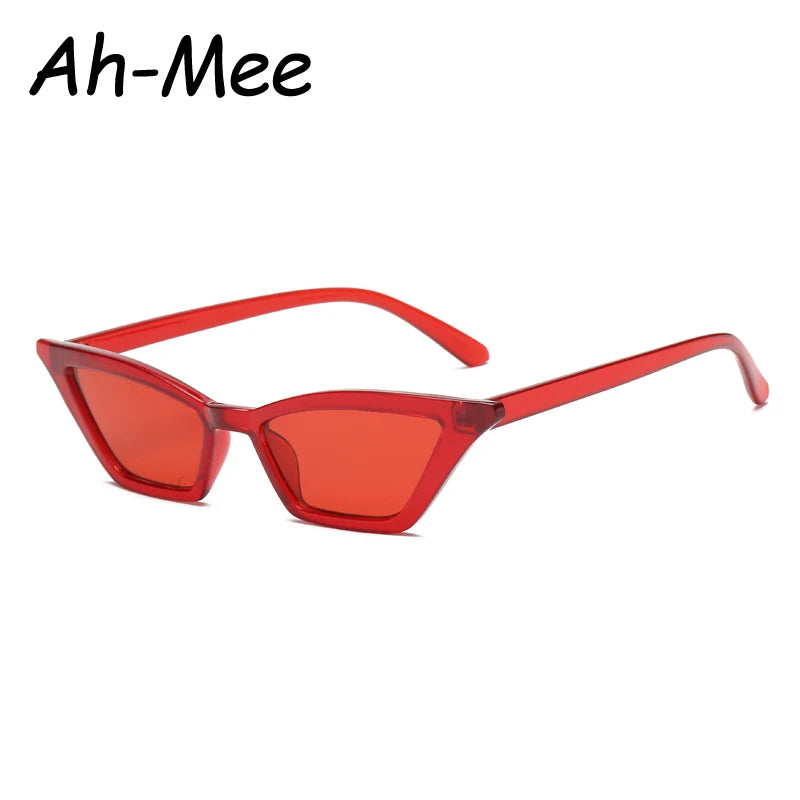 Protective Glasses Cat Eye Sunglasses Women Narrow Frame Design Sun Glasses Multi Color Frames Shades Ladies Sunglass UV400
