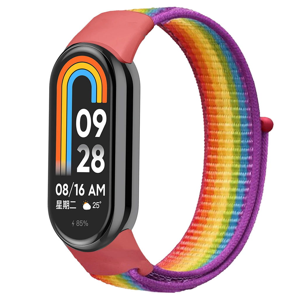Nylon Loop for xiaomi Mi Band 10 9 8 Straps SmartWatch Wristband Correa Replacement Sport Pulsera for Miband 7 6 5 4 3 Bracelet
